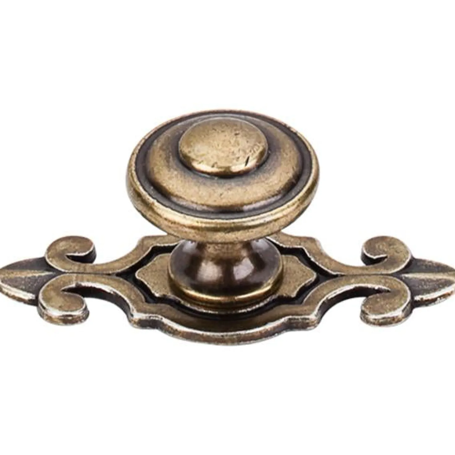 Top Knobs Canterbury Knob with Backplate