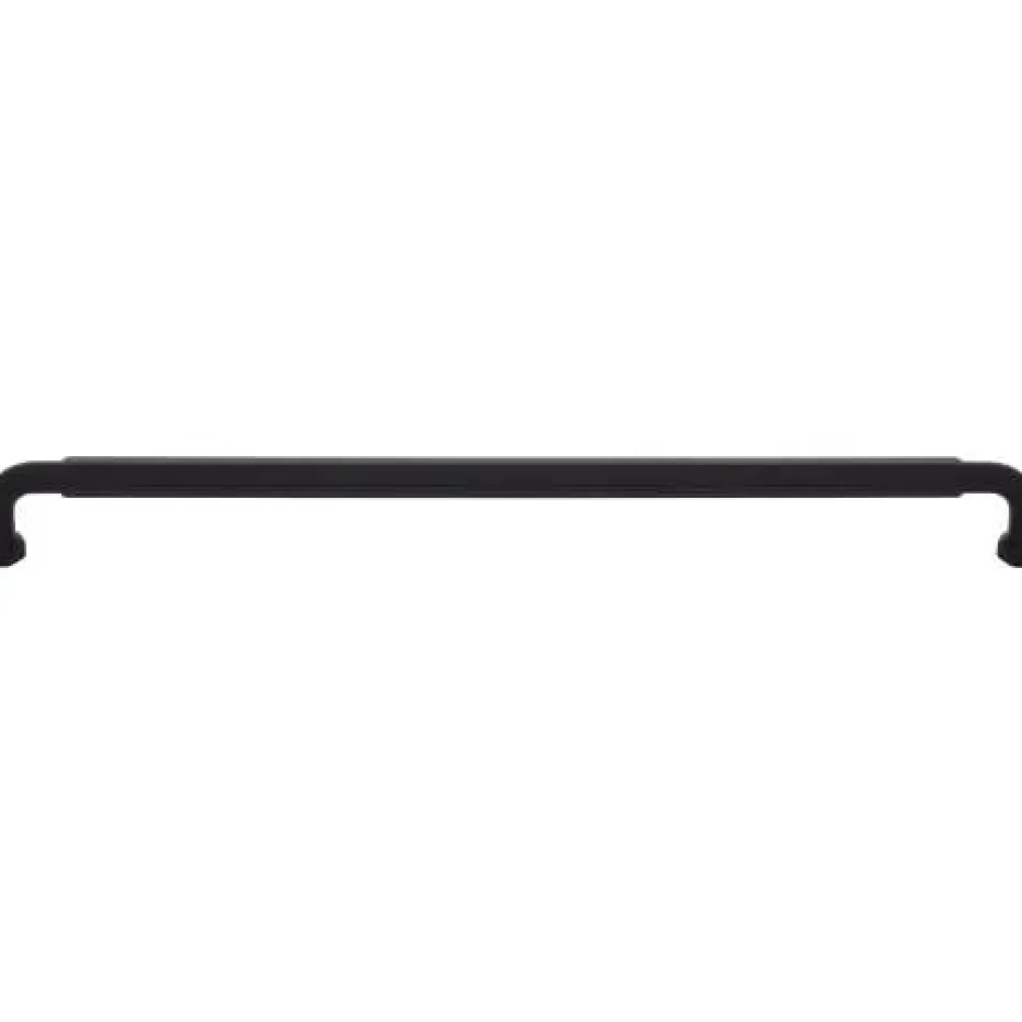 Top Knobs Coddington Dustin Pull in Flat Black