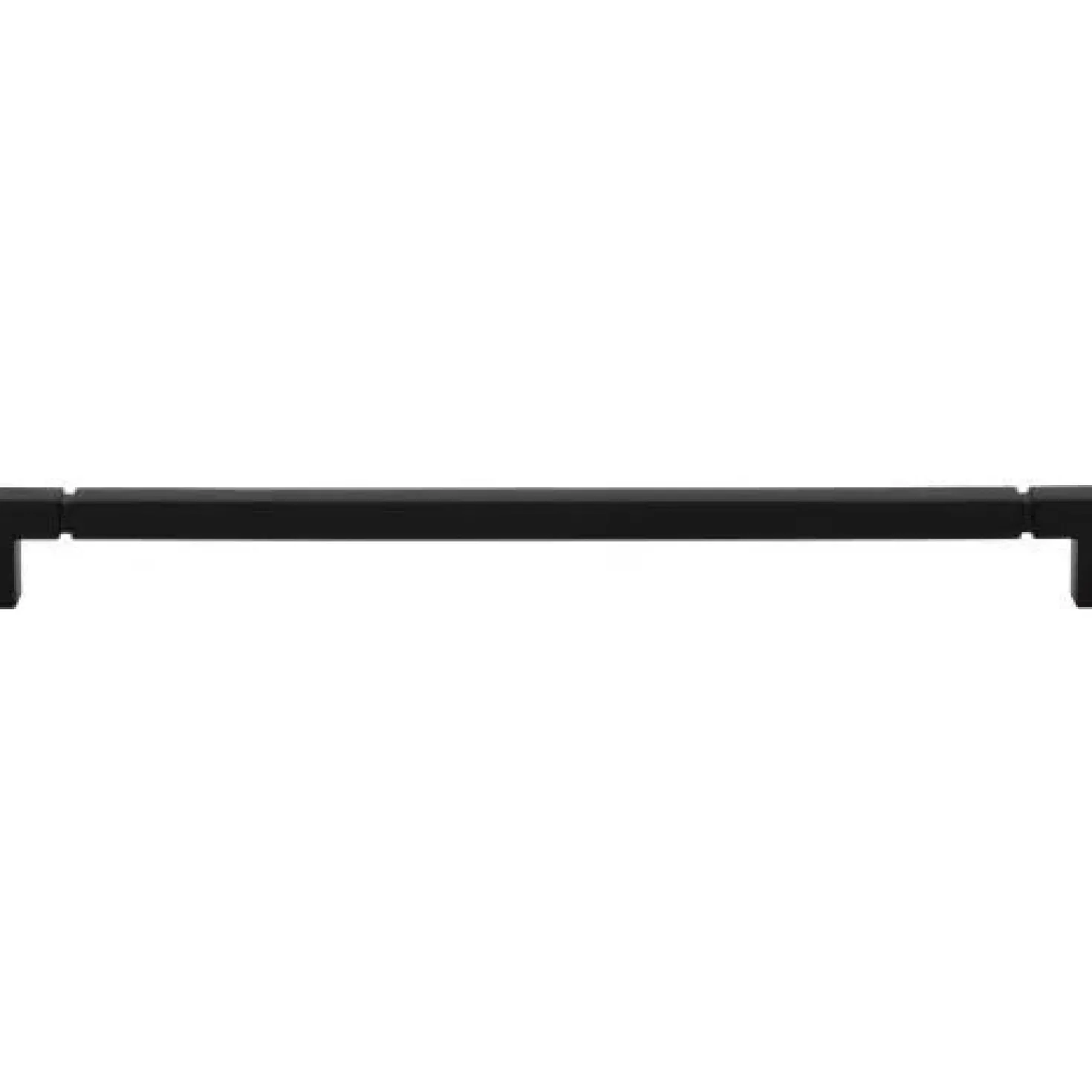 Top Knobs Coddington Langston Pull in Flat Black