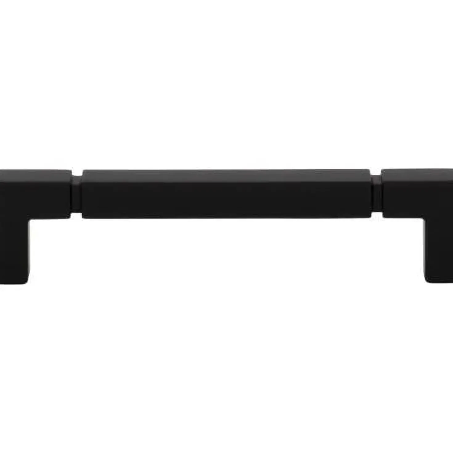 Top Knobs Coddington Langston Pull in Flat Black