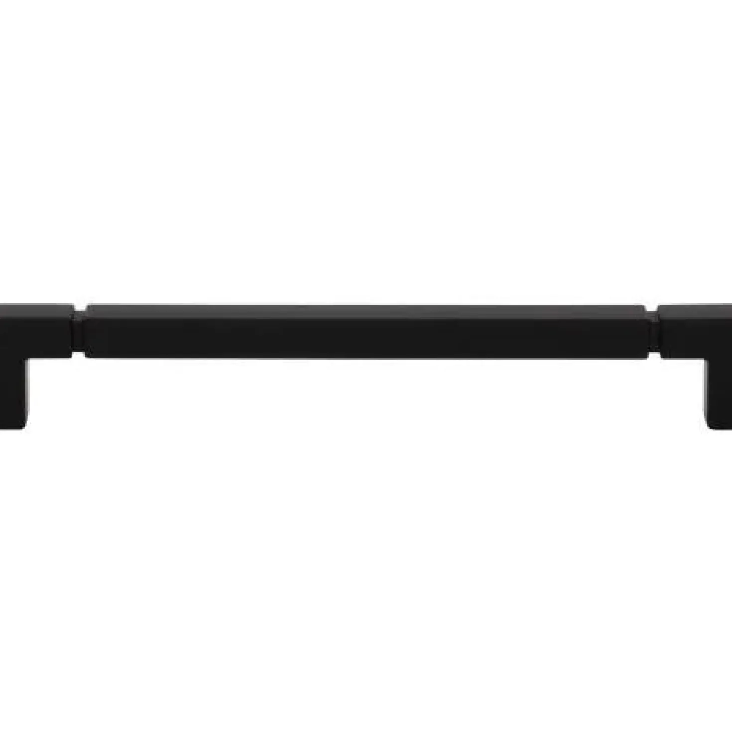 Top Knobs Coddington Langston Pull in Flat Black