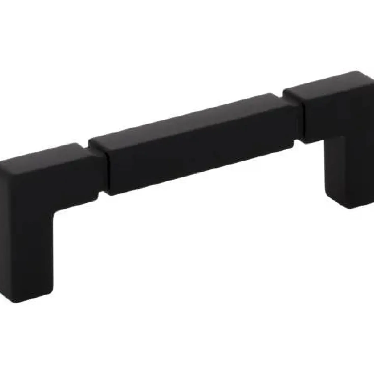 Top Knobs Coddington Langston Pull in Flat Black