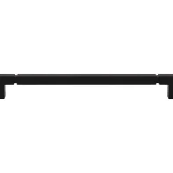 Top Knobs Coddington Langston Pull in Flat Black