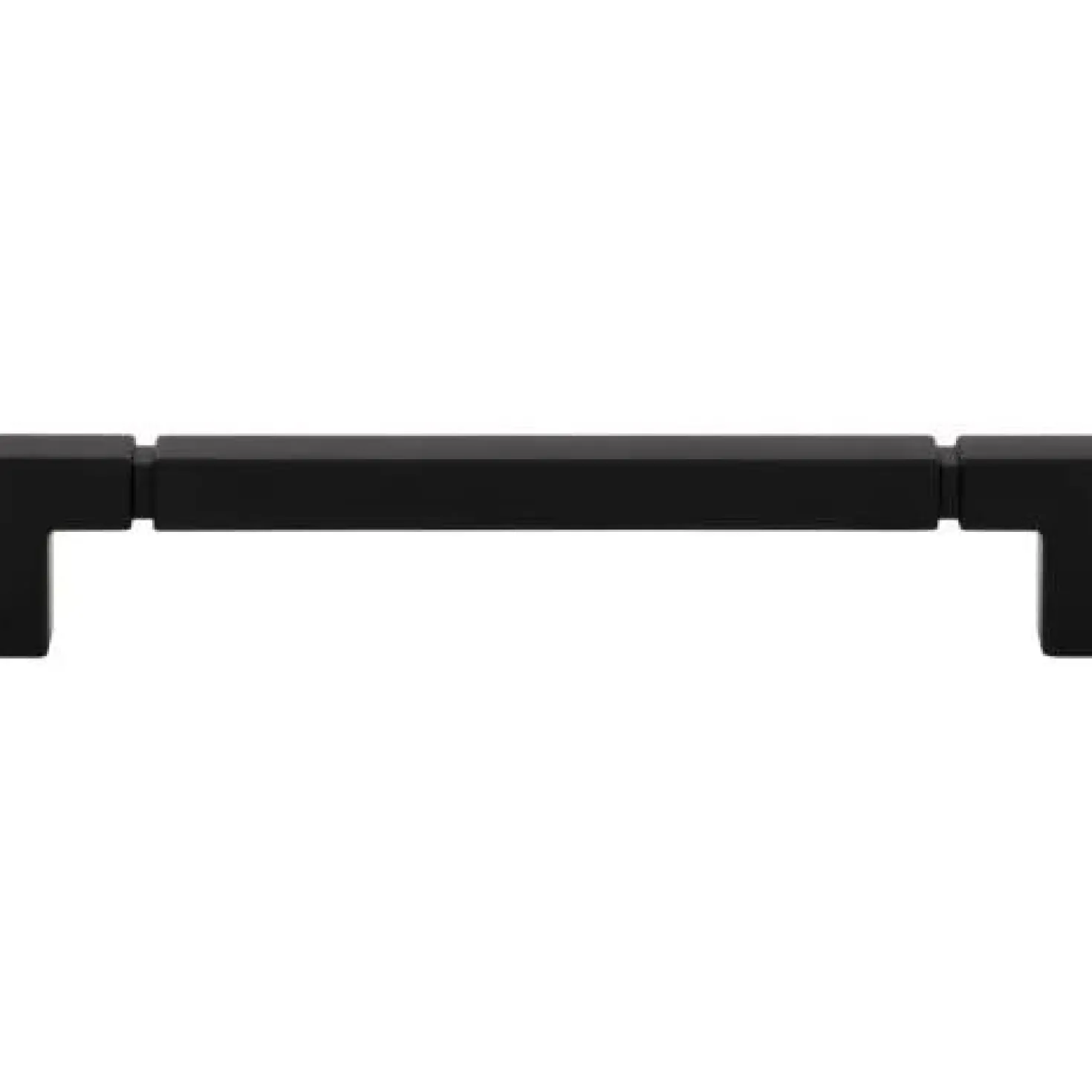 Top Knobs Coddington Langston Pull in Flat Black