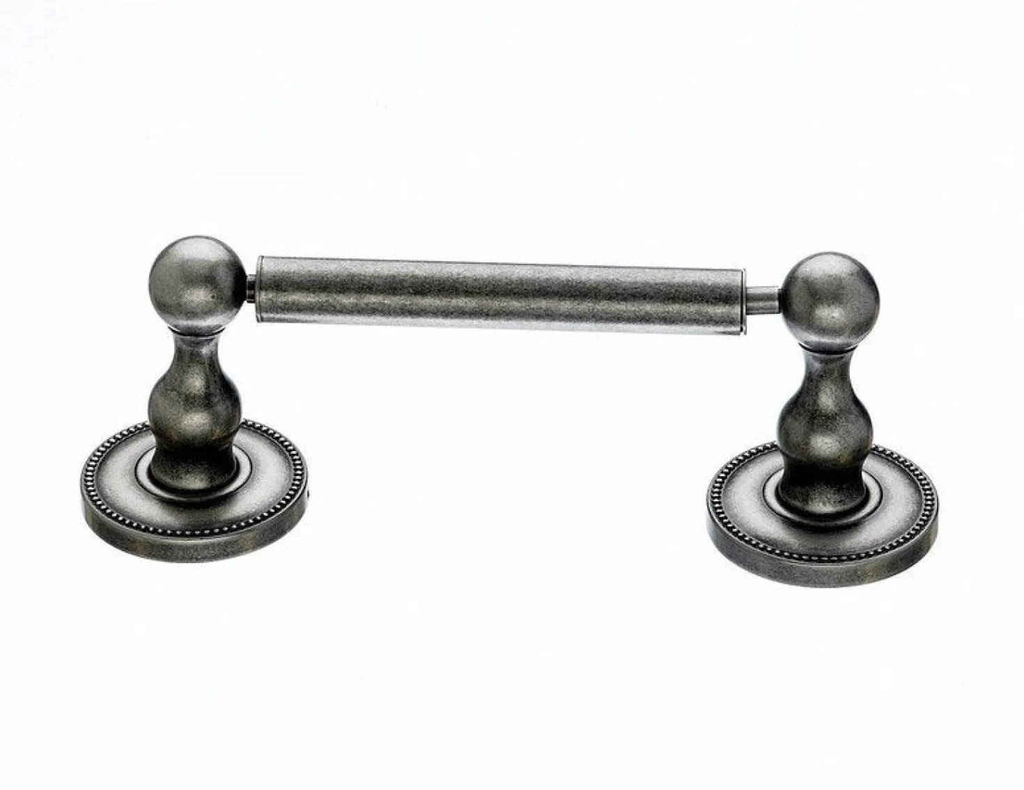 Topknobs ED3APA Tissue Holder with Beaded Detail in Antique Pewter