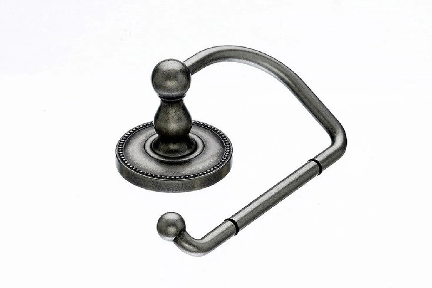 Topknobs ED4APA Tissue Hook with Beaded Detail in Antique Pewter