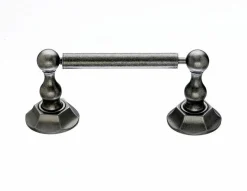 Topknobs ED3APB Tissue Holder with Hex Detail in Antique Pewter