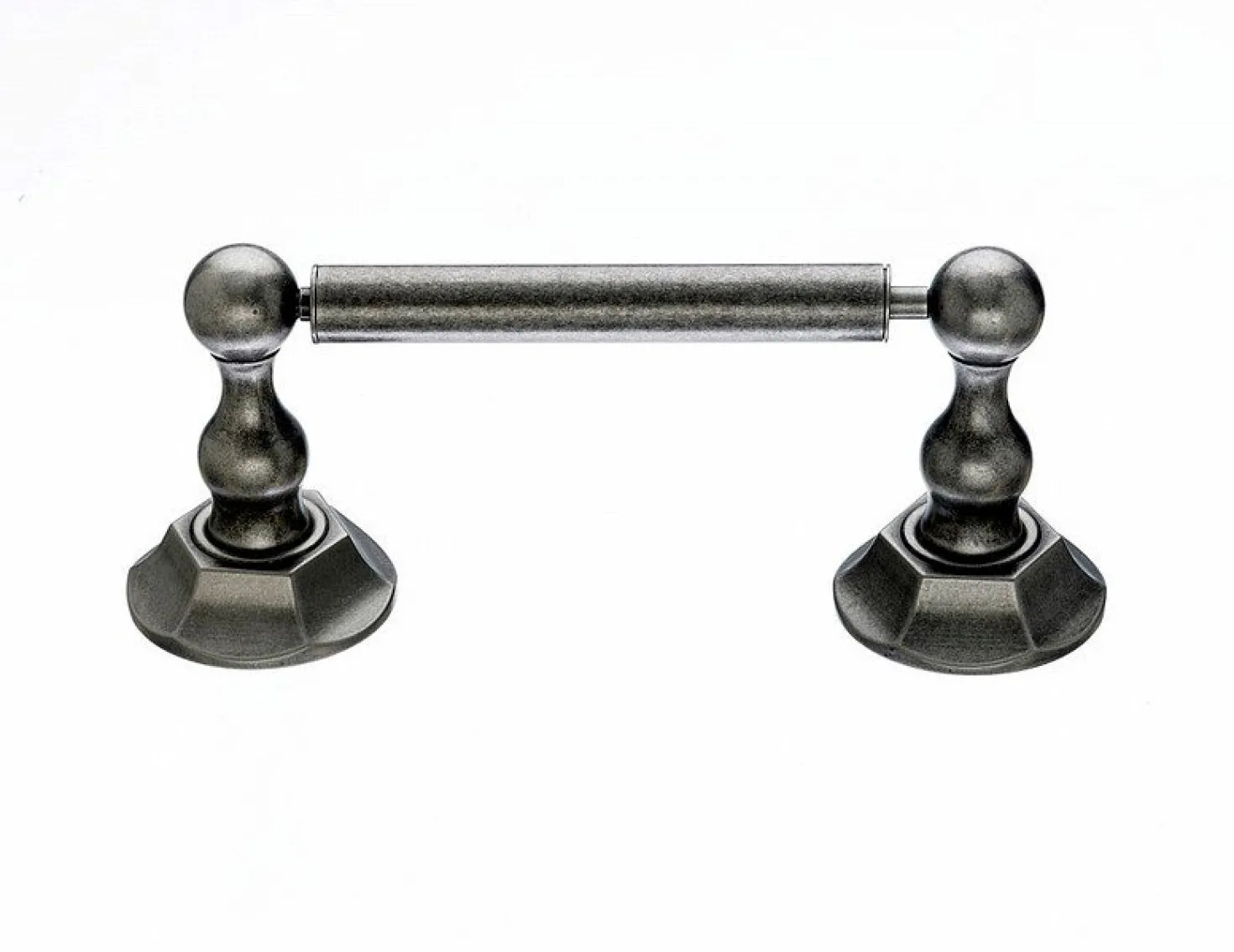 Topknobs ED3APB Tissue Holder with Hex Detail in Antique Pewter