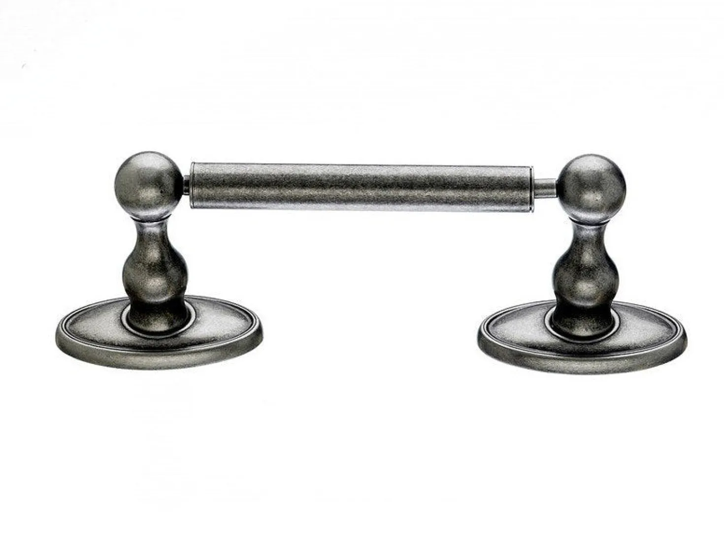 Topknobs ED3APC Tissue Holder With Oval Backplate in Antique Pewter