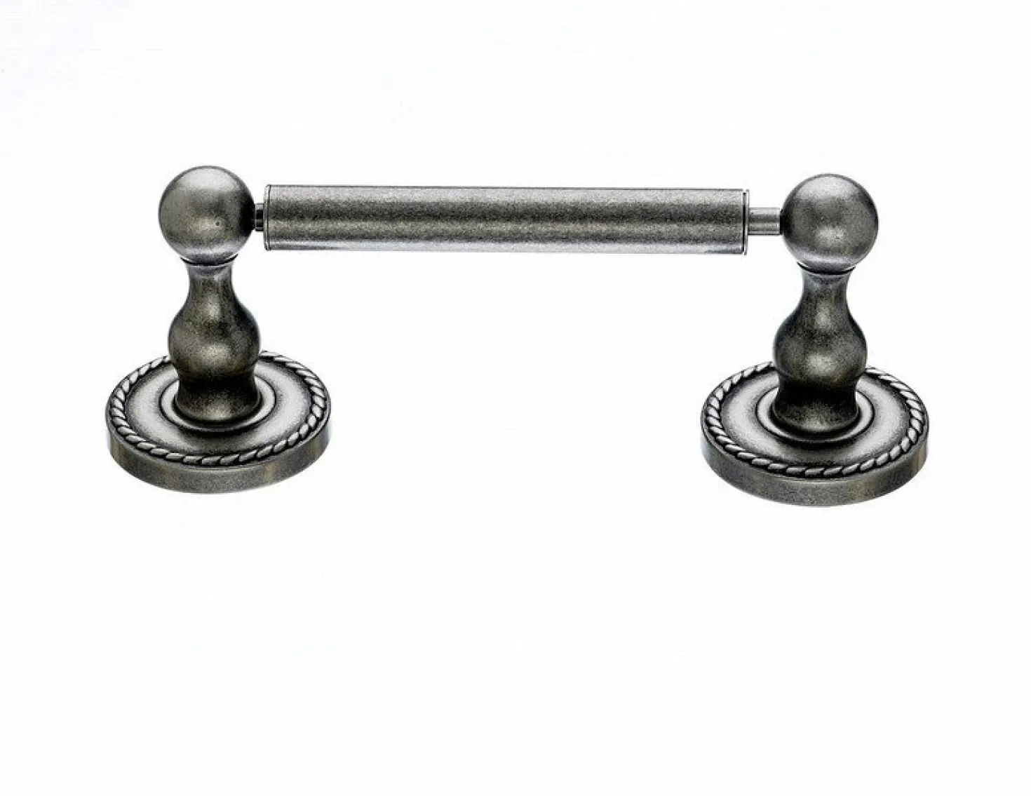 Topknobs ED3APF Tissue Holder with Rope Detail in Antique Pewter