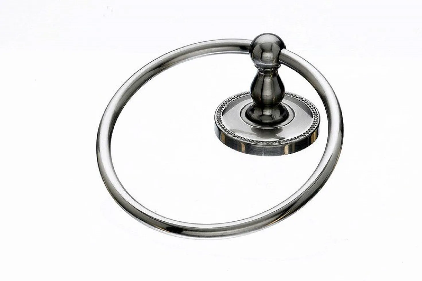 Topknobs ED5BSNA Towel Ring with Beaded Detail in Brushed Satin Nickel