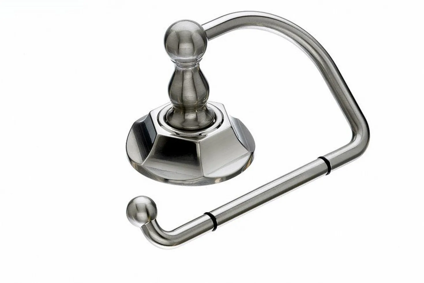 Topknobs ED4BSNB Tissue Hook with Hex Detail in Brushed Satin Nickel