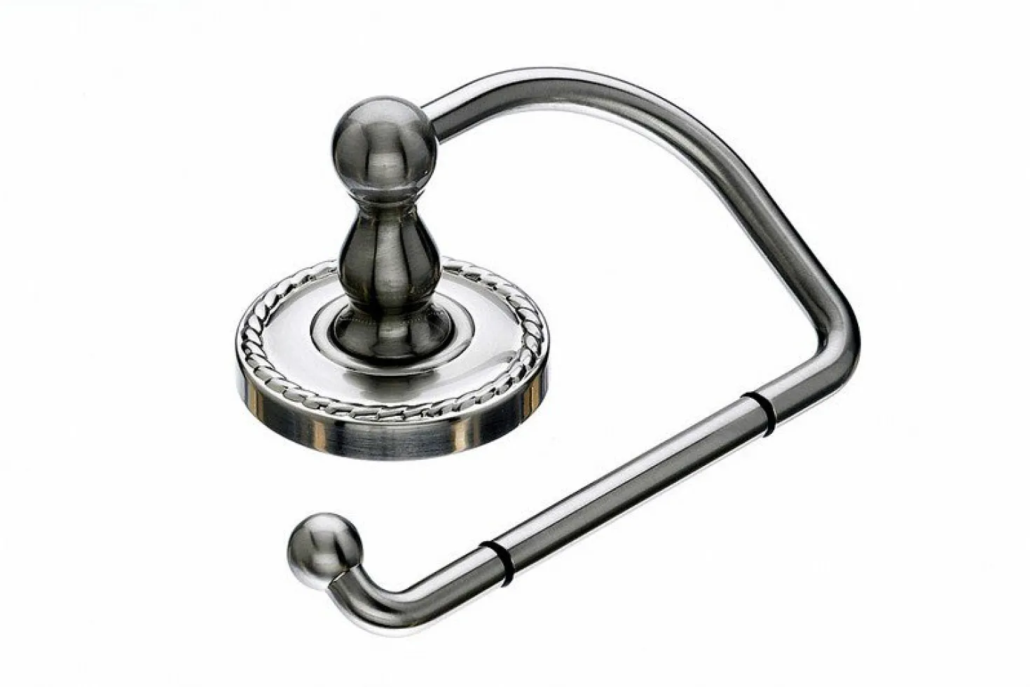 Topknobs ED4BSNF Tissue Hook with Rope Detail in Brushed Satin Nickel