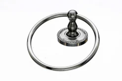 Topknobs ED5BSNF Towel Ring with Rope Detail in Brushed Satin Nickel