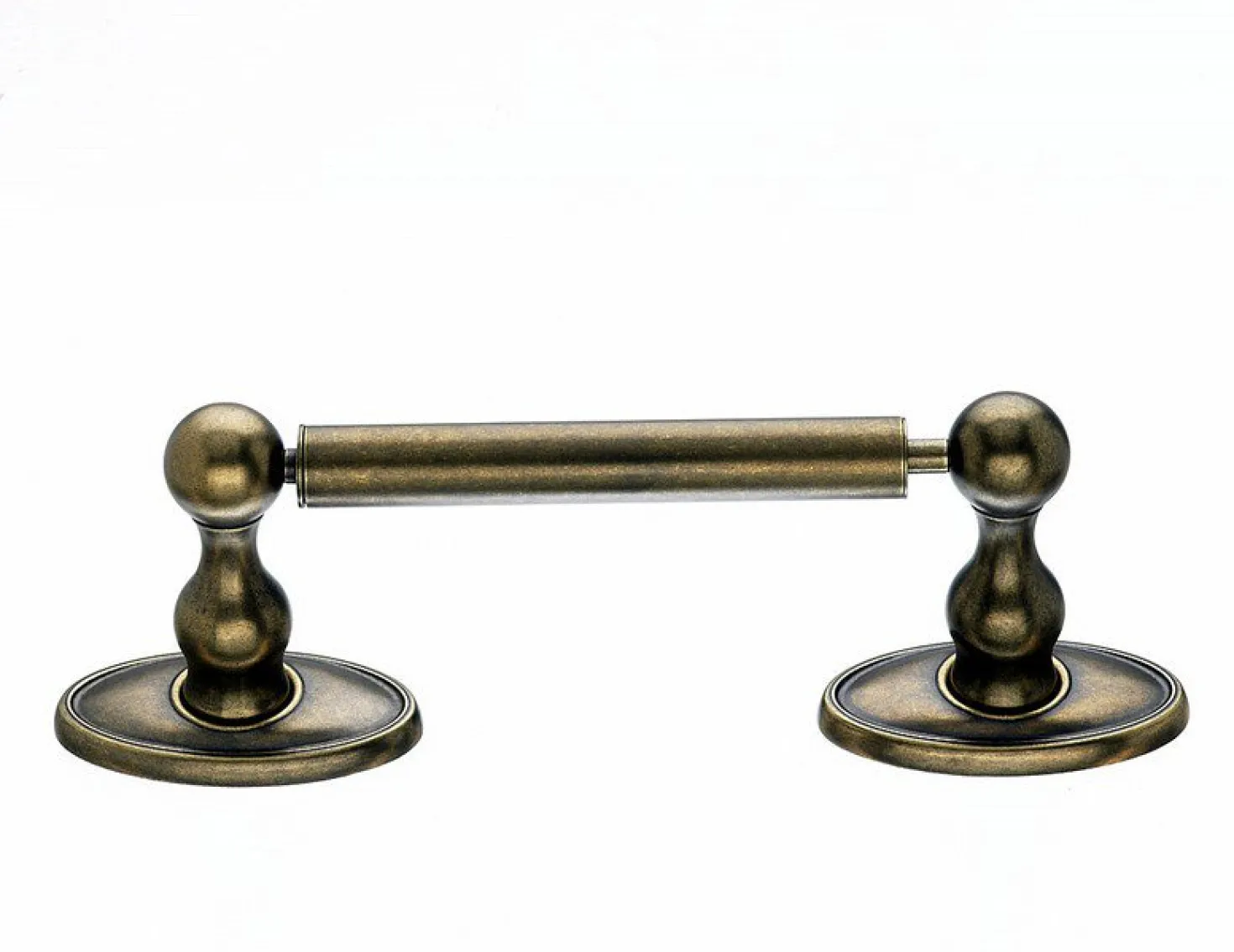 Topknobs ED3GBZC Tissue Holder with Oval Backplate in German Bronze