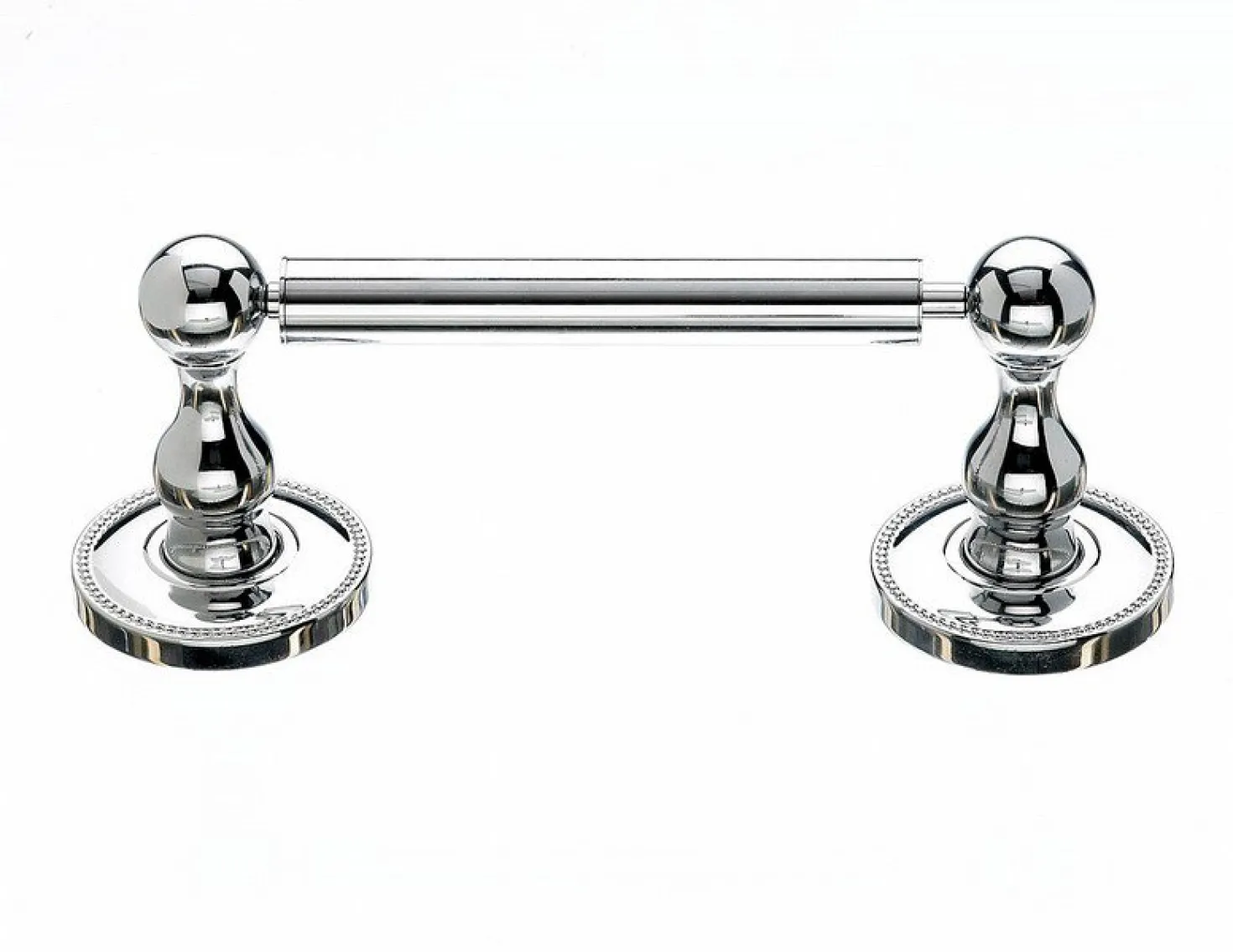 Topknobs ED3PCA Tissue Holder with Beaded Detail in Polished Chrome