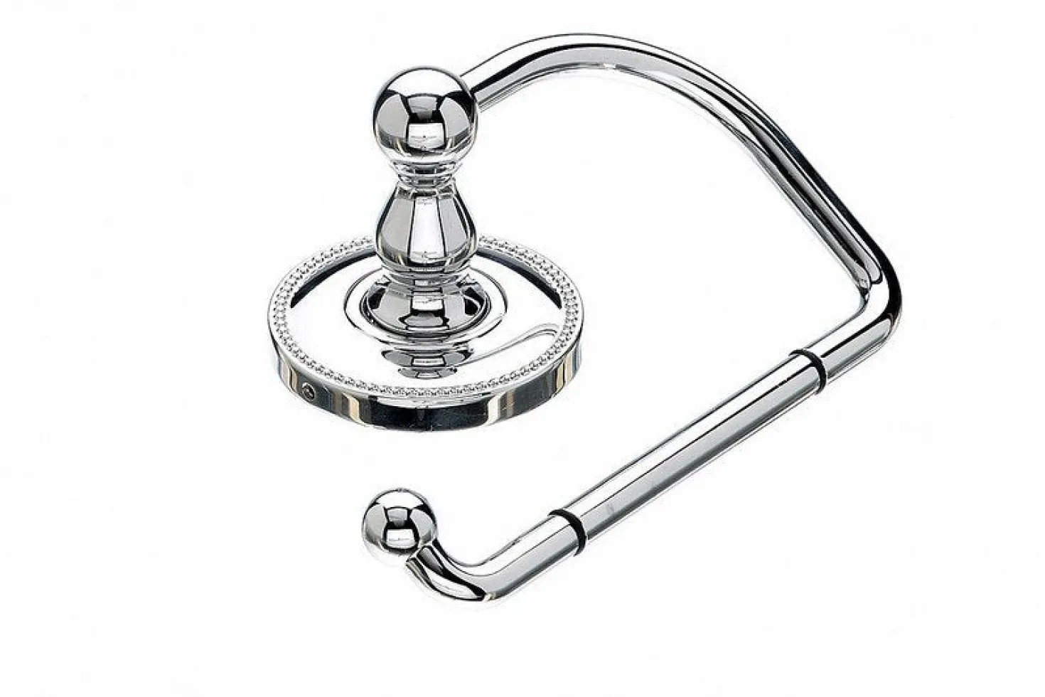 Topknobs ED4PCA Tissue Hook with Beaded Detail in Polished Chrome