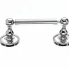 Topknobs ED3PCF Tissue Holder with Rope Detail in Polished Chrome