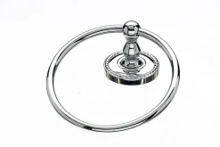 Topknobs ED5PCF Towel Ring with Rope Detail in Polished Chrome