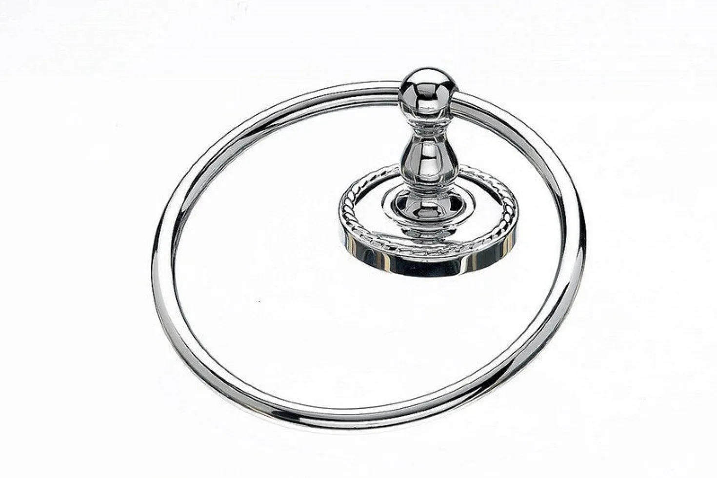 Topknobs ED5PCF Towel Ring with Rope Detail in Polished Chrome