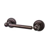 Top Knobs Edwardian Bath Tissue Holder - Rope Backplate in Oil Rubbed Bronze