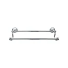 Top Knobs Edwardian Double Bath Towel Bar - Plain Backplate