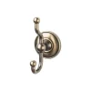 Top Knobs Edwardian Double Robe Hook in German Bronze