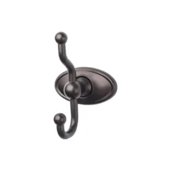 Top Knobs Edwardian Double Robe Hook in Oil Rubbed Bronze