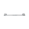 Top Knobs Edwardian Single Bath Towel Bar - Ribbon Backplate