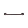 Top Knobs Edwardian Single Bath Towel Bar - Rope Backplate
