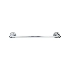 Top Knobs Edwardian Single Bath Towel Bar - Rope Backplate