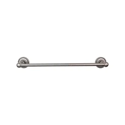 Top Knobs Edwardian Single Bath Towel Bar - Rope Backplate