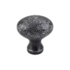 Top Knobs Egg Knob in Black Iron