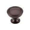 Top Knobs Emboss Knob in Oil Rubbed Bronze
