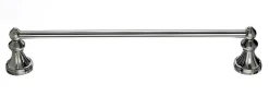 Topknobs HUD6BSN 18" Single Towel Bar in Brushed Satin Nickel