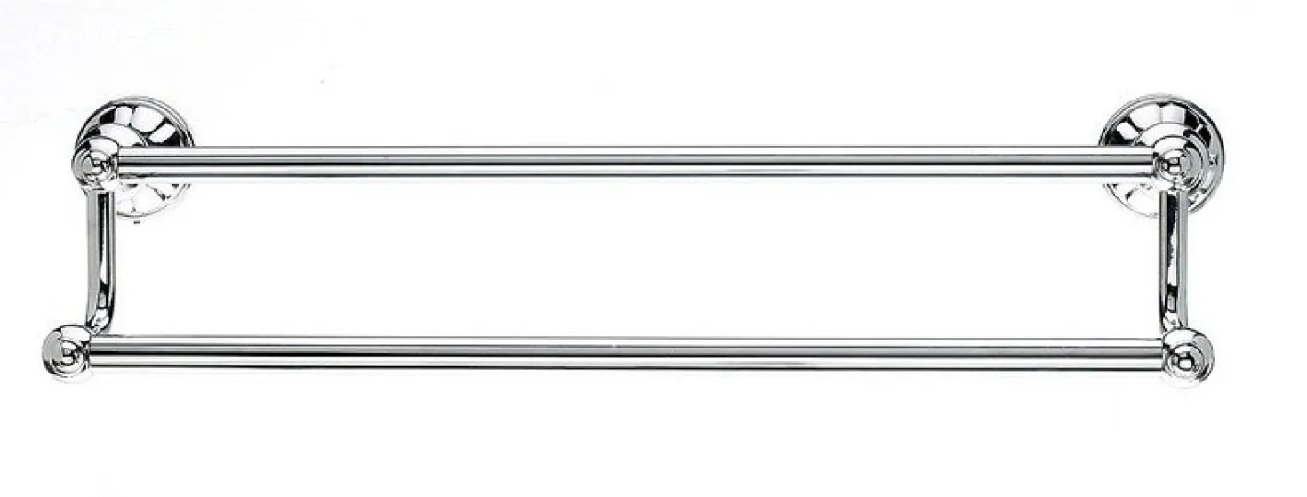 Topknobs HUD7PC 18" Double Towel Bar in Polished Chrome