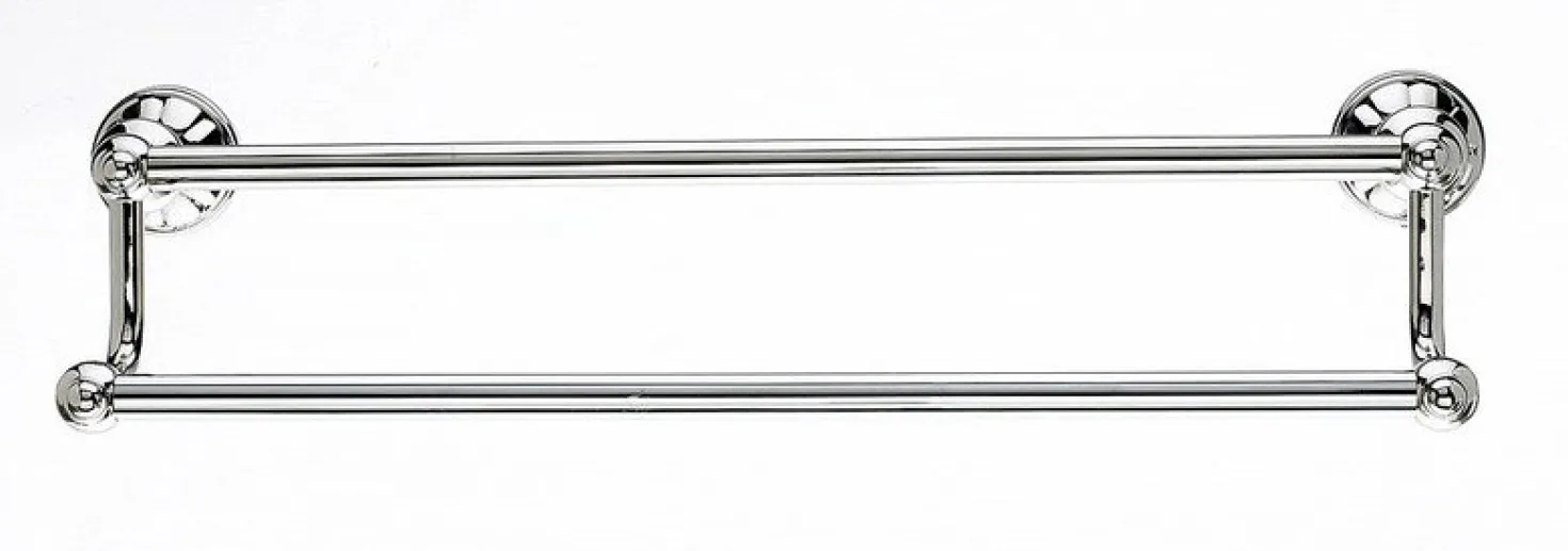 Topknobs HUD7PN 18" Double Towel Bars in Polished Nickel