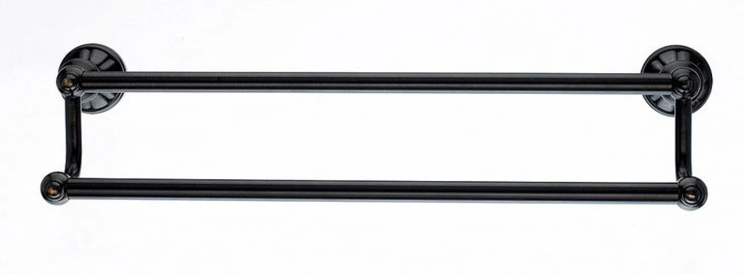 Topknobs HUD7TB 18" Double Towel Bar in Tuscan Bronze