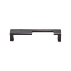 Top Knobs Modern Metro Notch Pull B in Aluminum
