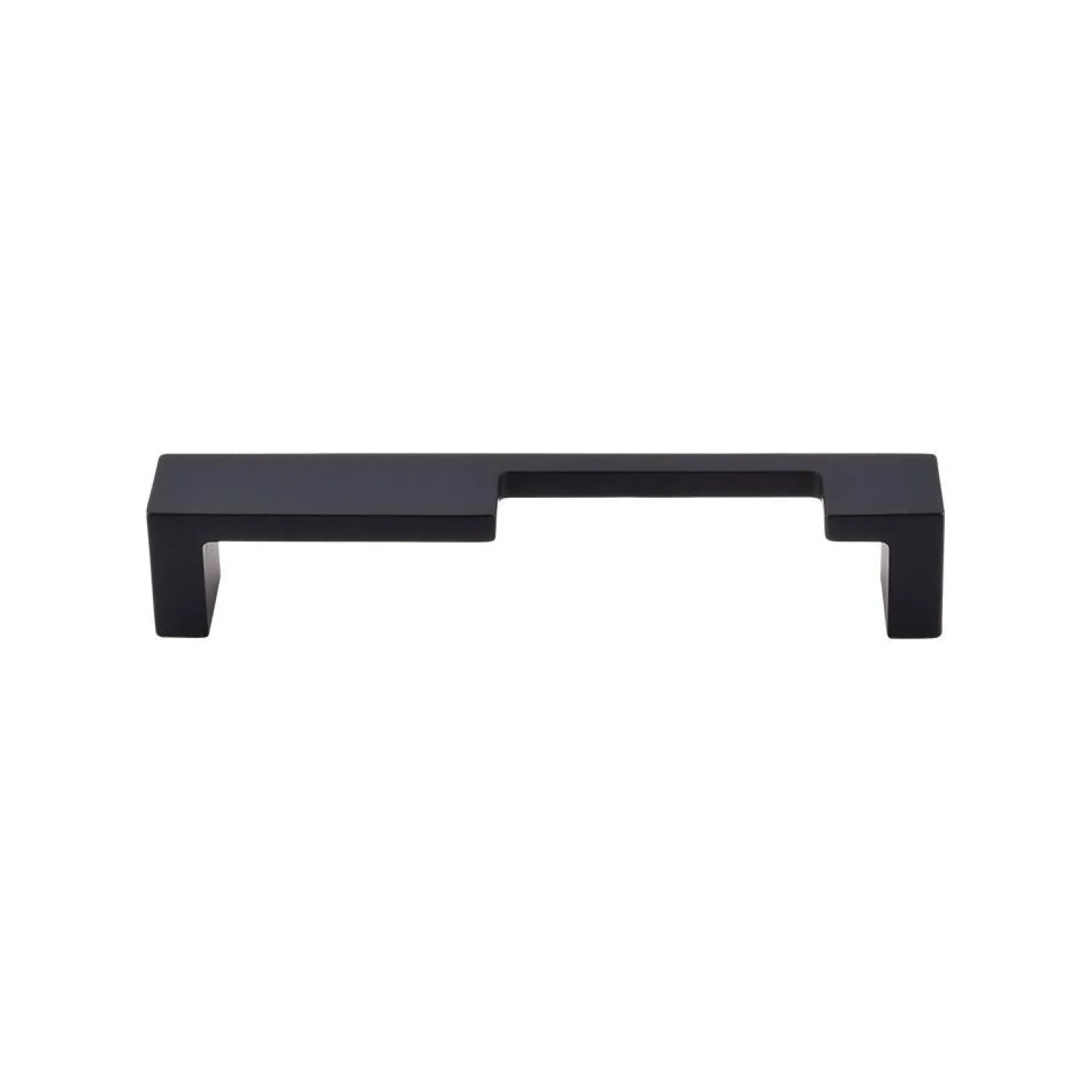 Top Knobs Modern Metro Notch Pull B in Aluminum