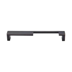 Top Knobs Modern Metro Notch Pull B in Aluminum