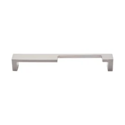 Top Knobs Modern Metro Notch Pull B in Aluminum