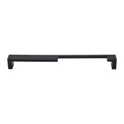 Top Knobs Modern Metro Notch Pull B in Aluminum
