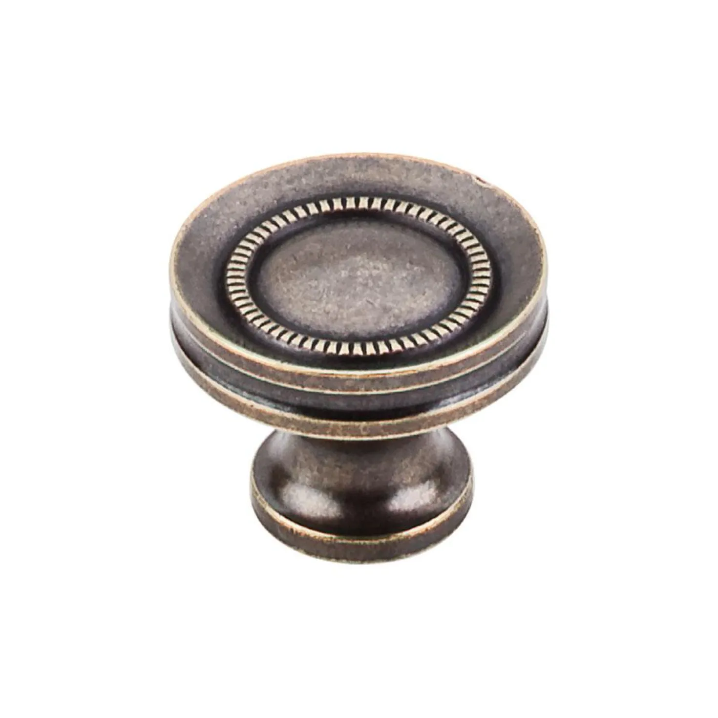 Top Knobs Somerset II Button Faced Knob