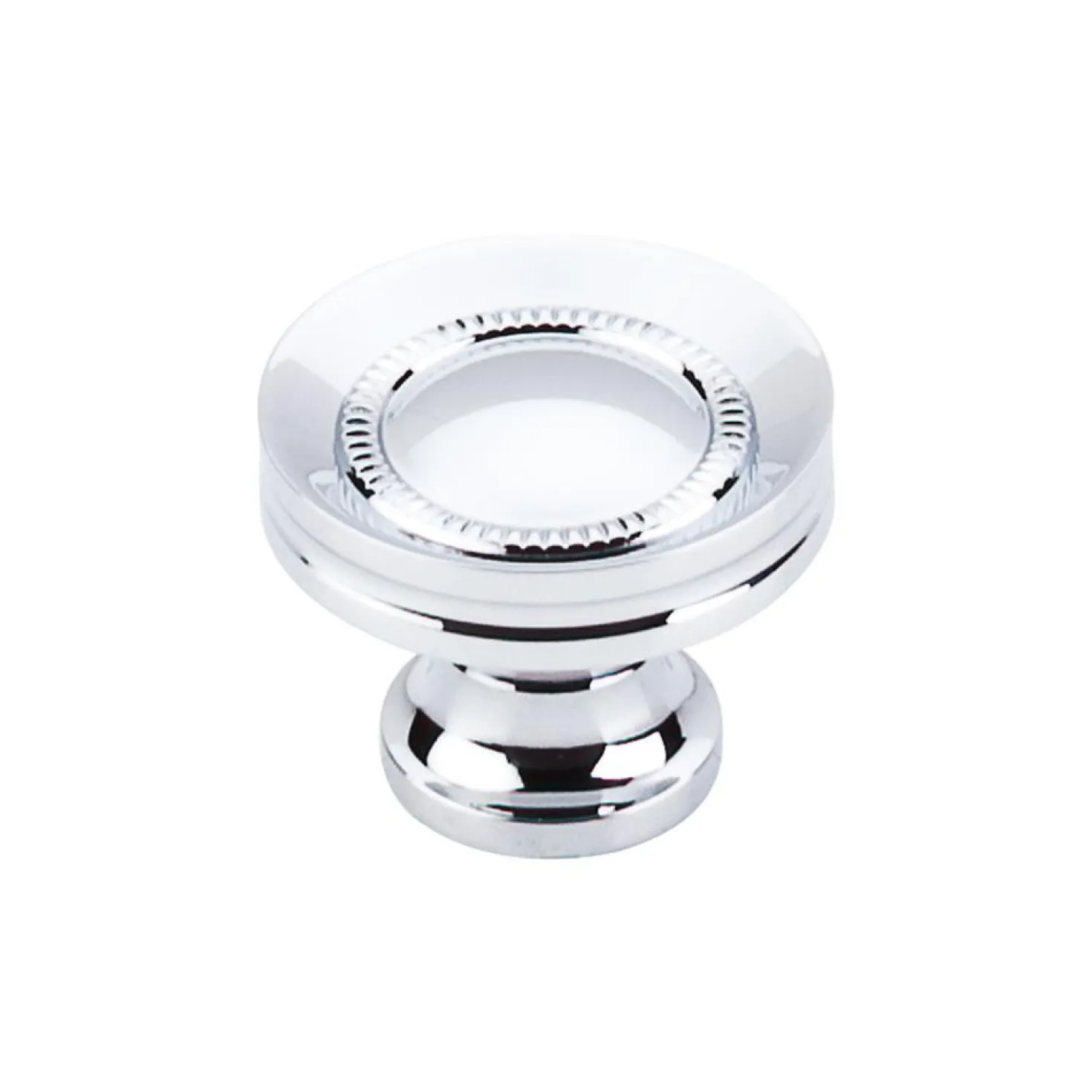 Top Knobs Somerset II Button Faced Knob