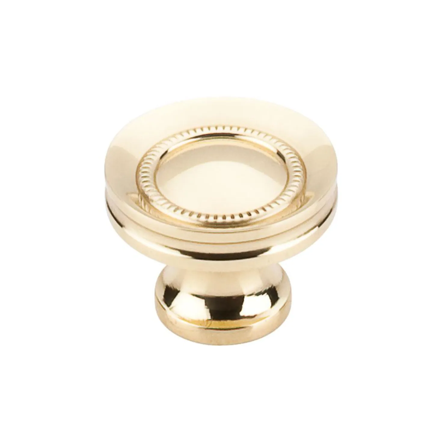 Top Knobs Somerset II Button Faced Knob