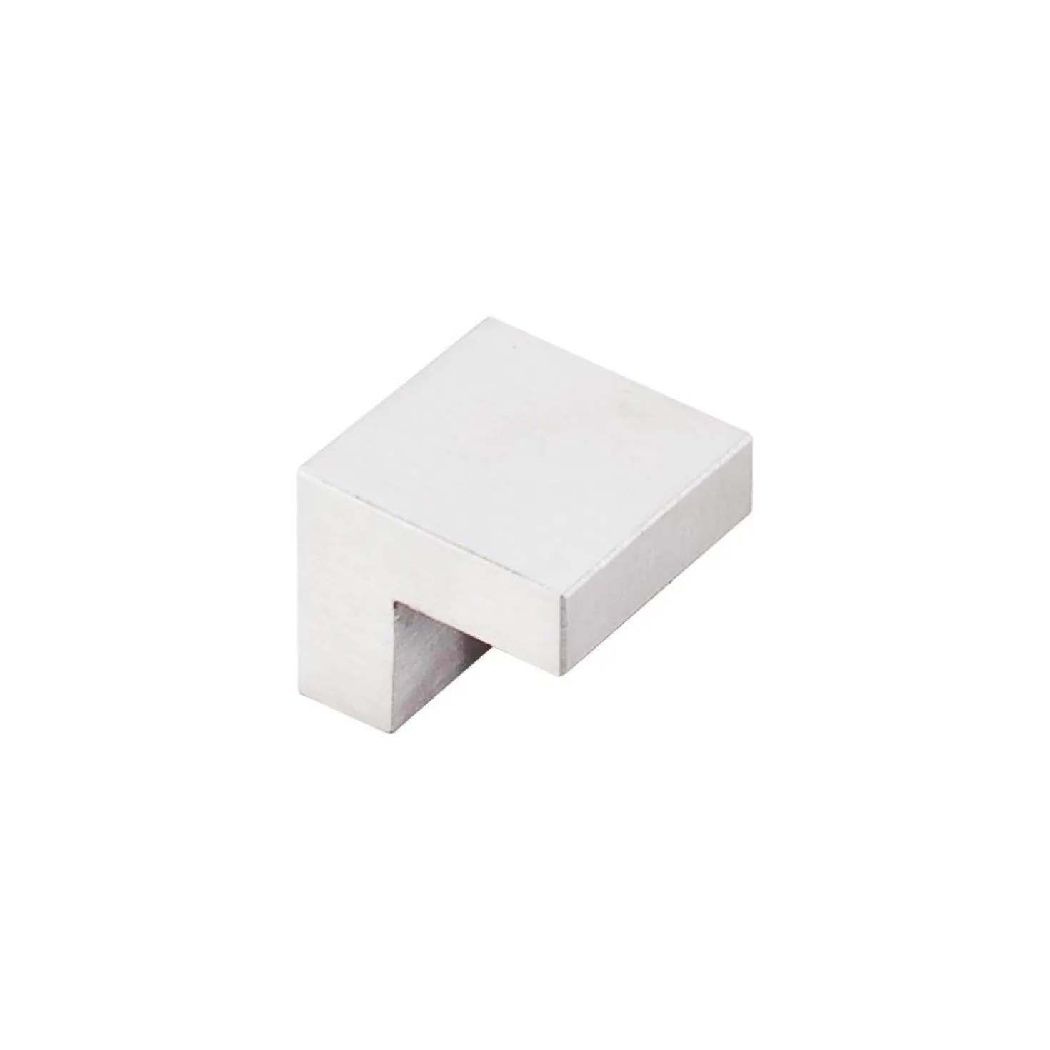 Top Knobs Square Knob in Brushed Stainless Steel