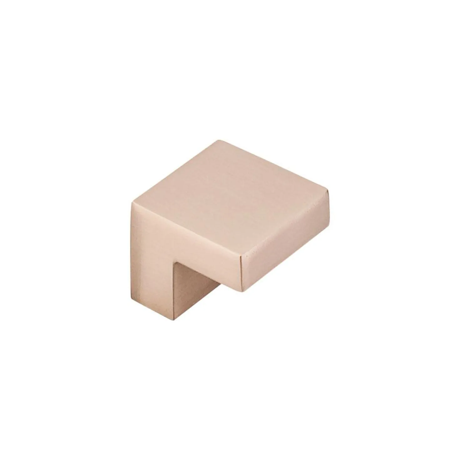 Top Knobs Square Knob in Flat Black