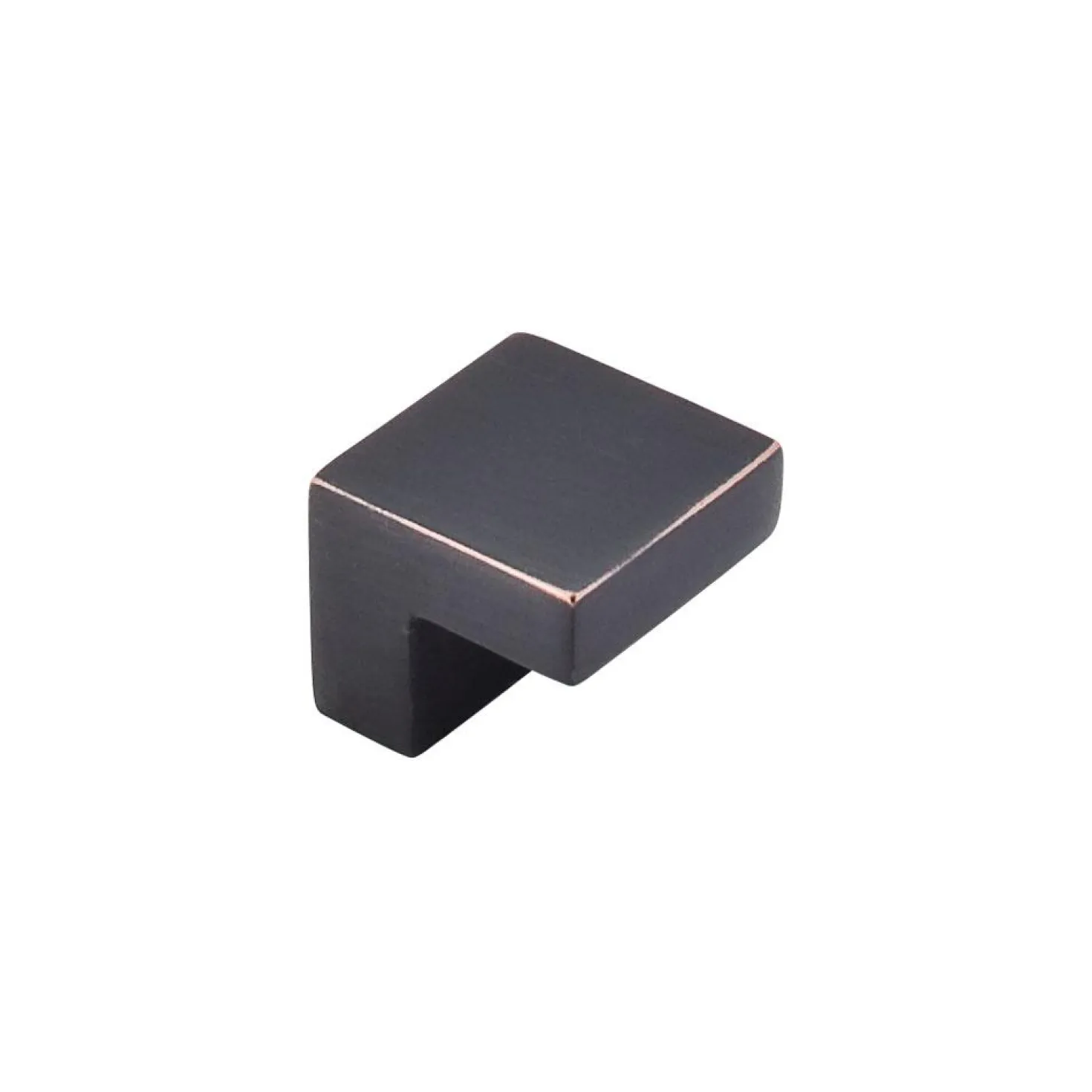 Top Knobs Square Knob in Flat Black
