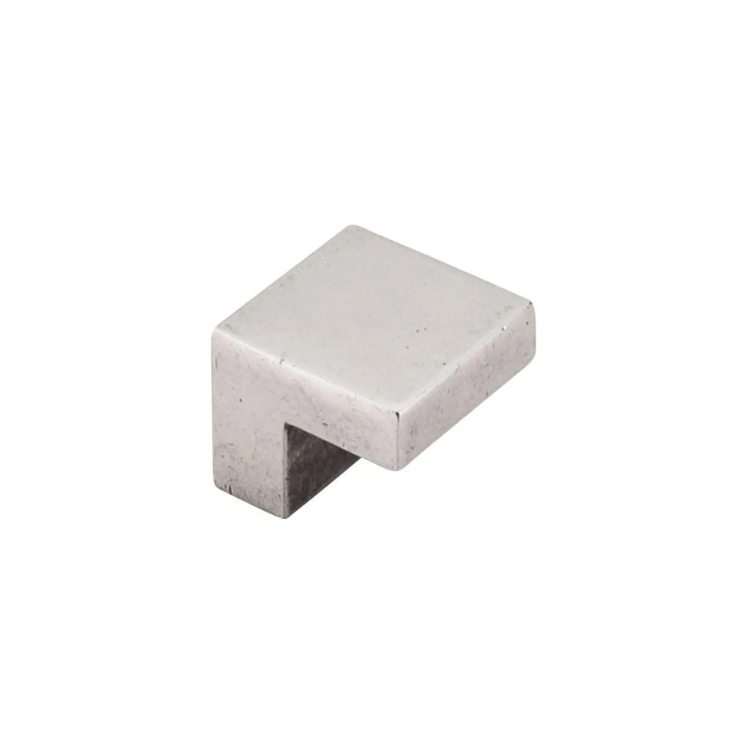 Top Knobs Square Knob in Flat Black